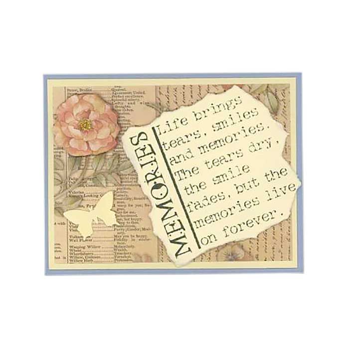 Cling Mount Stamp: Enjoy The Moment - FS1124CCL